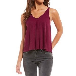 Free People Dani Knit V-Neck Tank Top